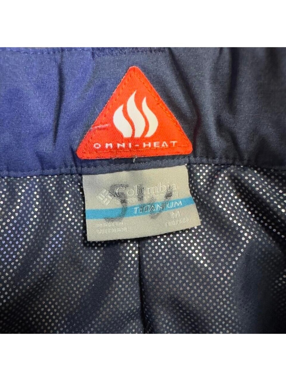 Columbia Titanium Youth Snow Pants 28x26 Omni-Heat Black - Picture 3 of 6